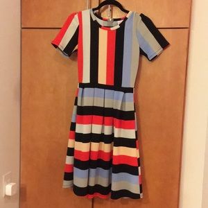 Striped Amelia Lularoe XS